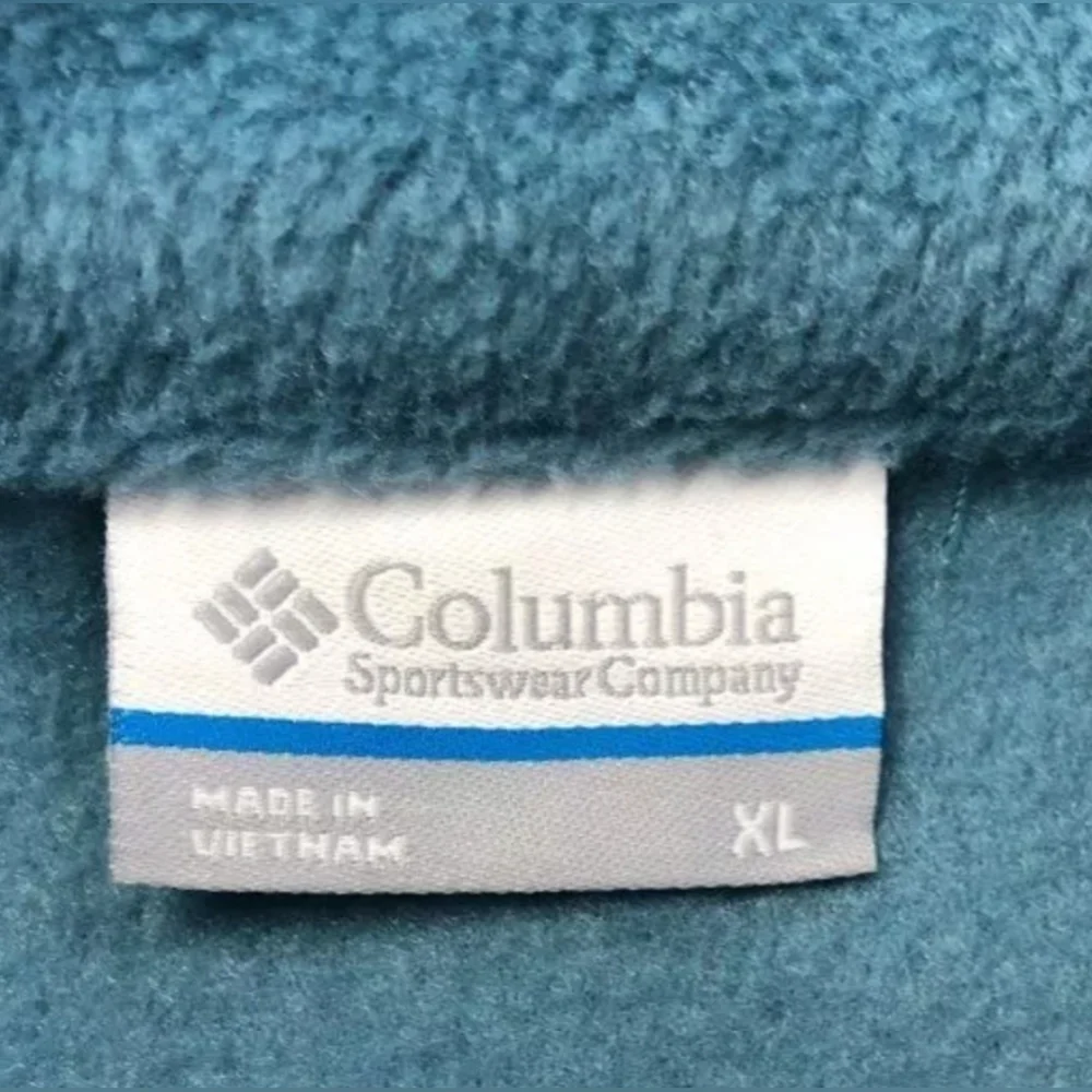 Columbia Sportswear Fleece Full Zip Athletic Jacket Size XL Like New MSRP $65
